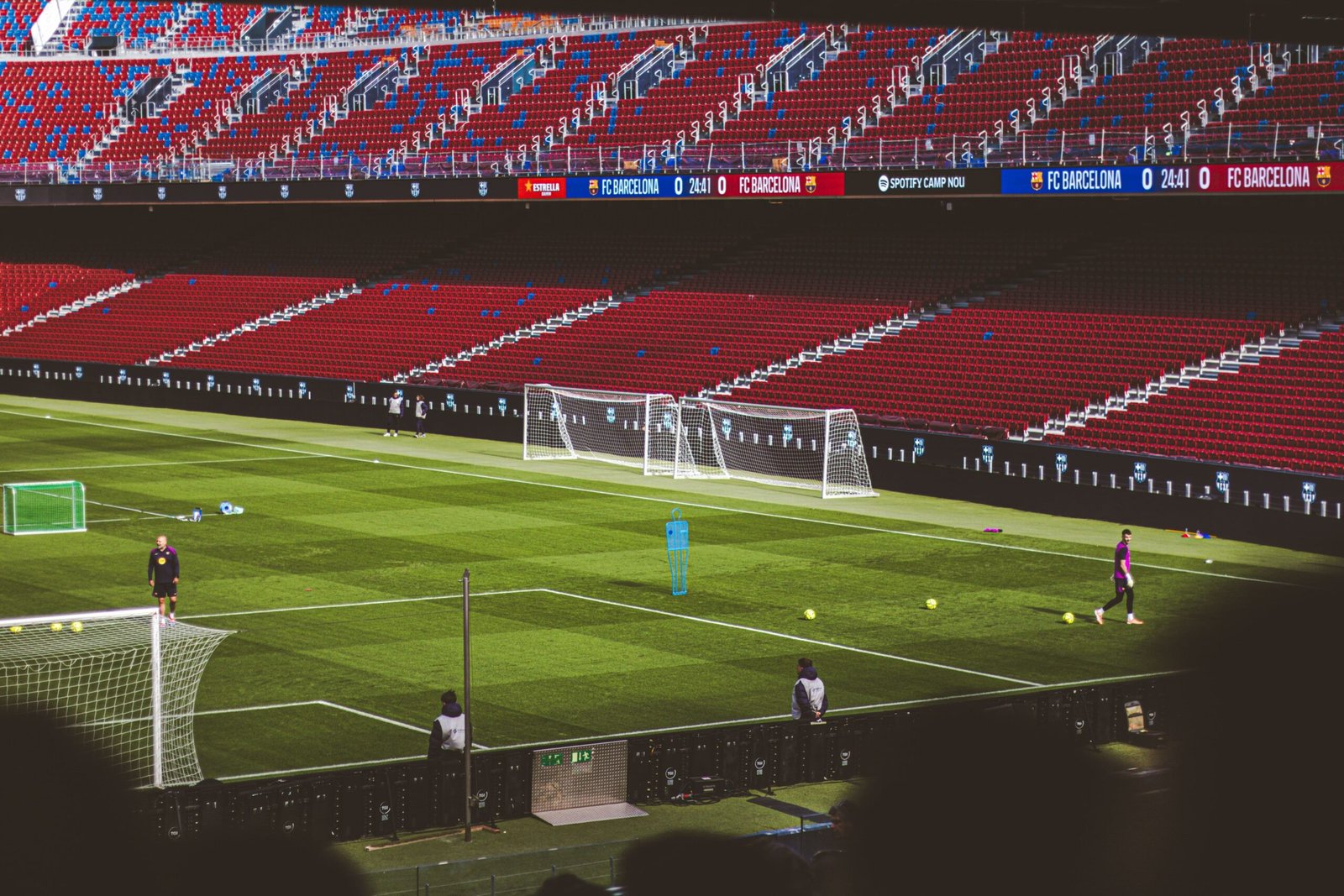 Situation de jeu pendant un match de football