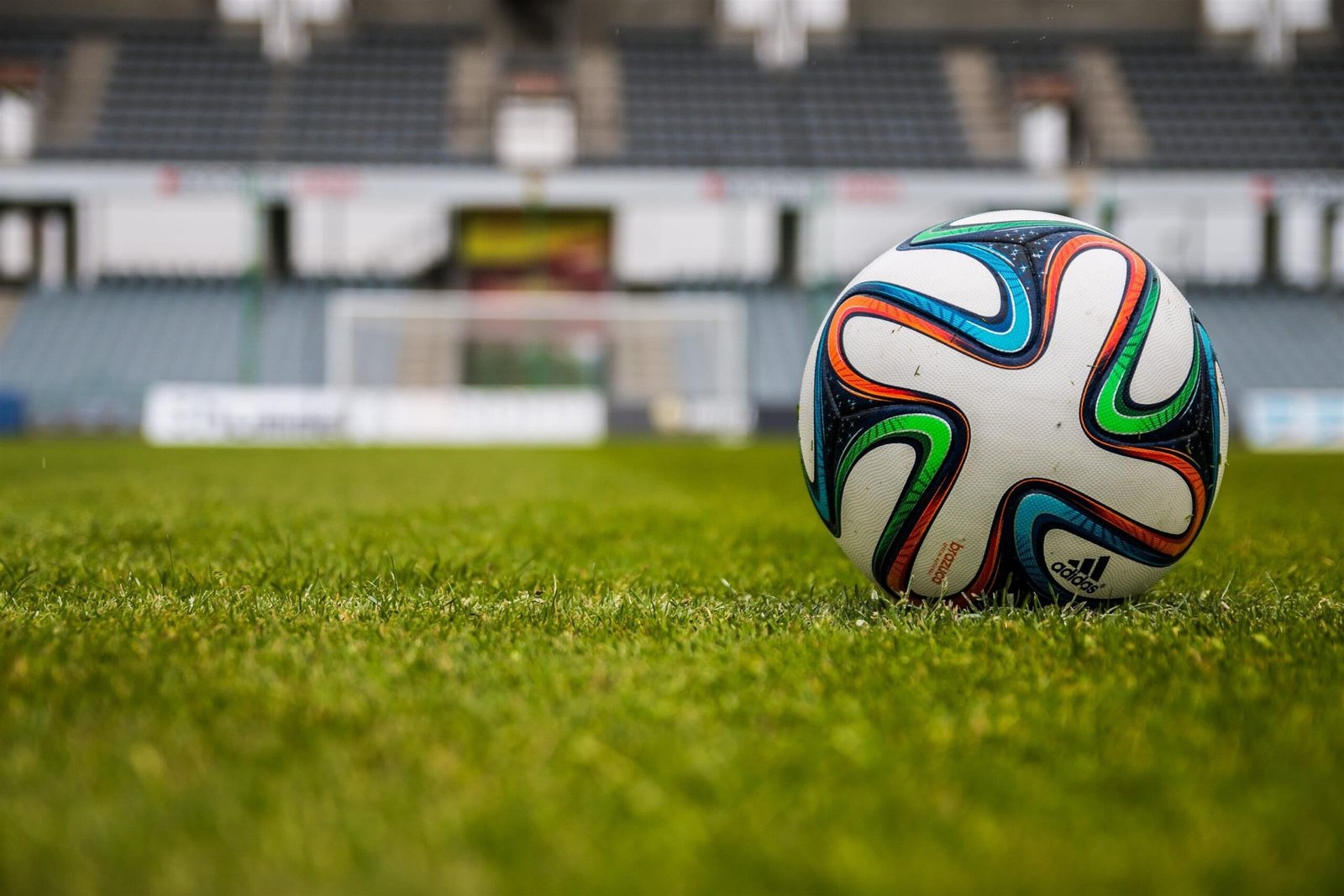 Vue d’ensemble d’un terrain de football