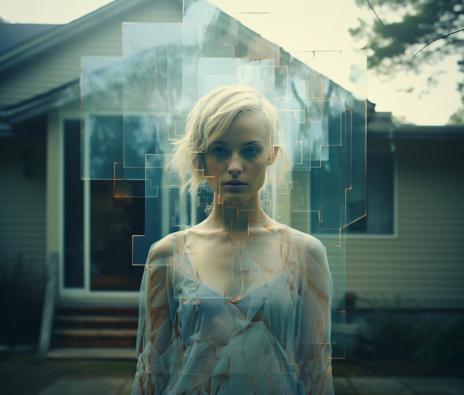 Portrait numérique illustrant la génération et la manipulation d’images par intelligence artificielle